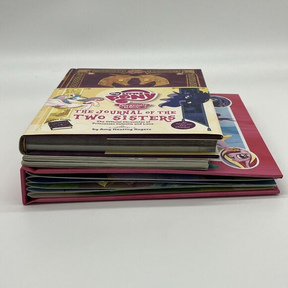 My Little Pony Books Lot Of 4 HCs & Paperbacks Pop Up and Comics Friendship - Picture 8 of 11
